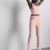 Aktiv-Leggings mit hoher Taille und ausgestelltem Schnitt