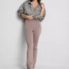 Aktiv-Leggings mit hoher Taille und ausgestelltem Schnitt
