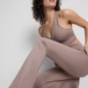 Aktiv-Leggings mit hoher Taille und ausgestelltem Schnitt
