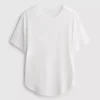 Aktiv-T-Shirt mit abgerundetem Saum