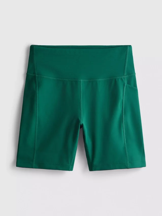 Aktiv-Yoga-Shorts mit hoher Taille