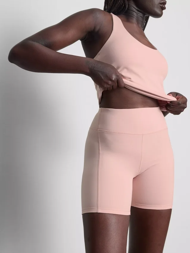 Aktiv-Yoga-Shorts mit hoher Taille