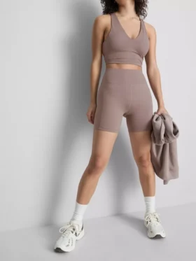 Aktiv-Yoga-Shorts mit hoher Taille