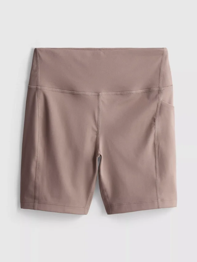Aktiv-Yoga-Shorts mit hoher Taille