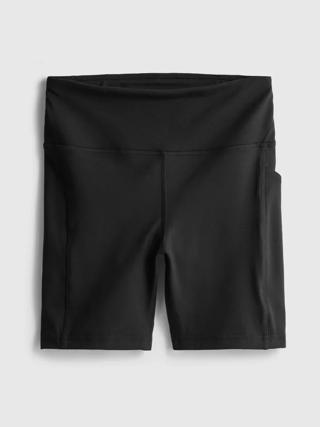 Aktiv-Yoga-Shorts mit hoher Taille und sanftem Halt