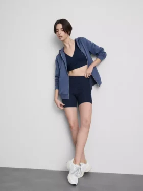 Aktiv-Yoga-Shorts mit mittlerer Leibhöhe und sanfter Stützfunktion