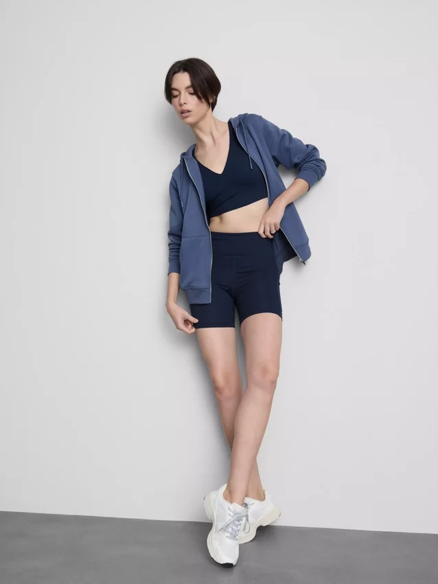 Aktiv-Yoga-Shorts mit mittlerer Leibhöhe und sanfter Stützfunktion