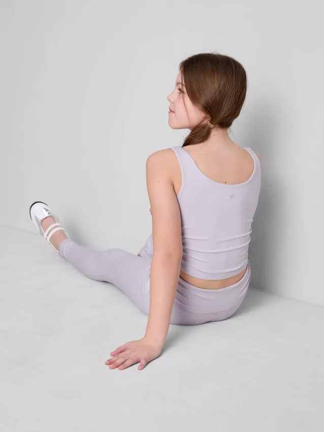 Aktive Leggings mit Rüschen