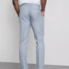 Anzughose in Slim-Fit-Passform mit Dobby-Struktur