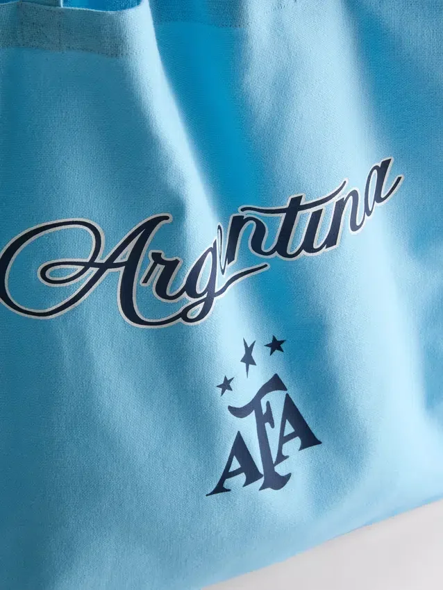 Argentinien-Fussball-Canvas-Tragetasche