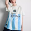 Argentinisches Fussballtrikot mit Kragen