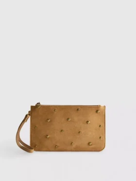 Armbandtasche mit Herz-Nieten