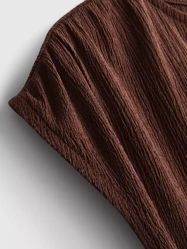 Asymmetrisches Crinkle-Top