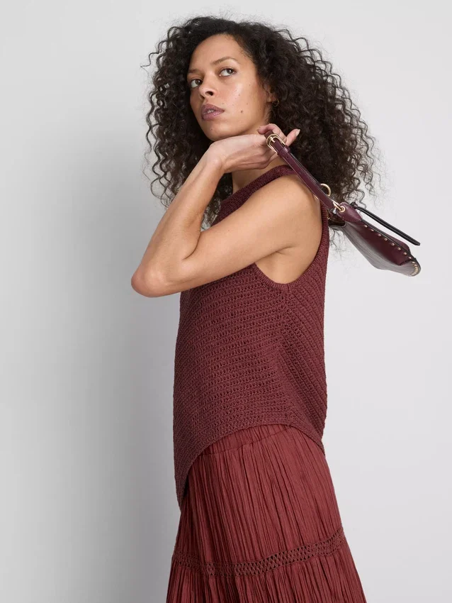 Asymmetrisches Strick-Top von Paula Echevarría
