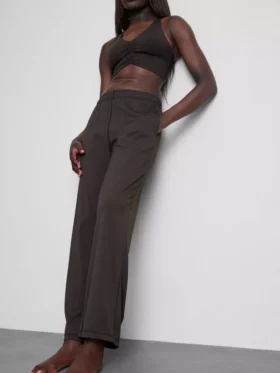 Athleisure-Hose mit weitem Bein