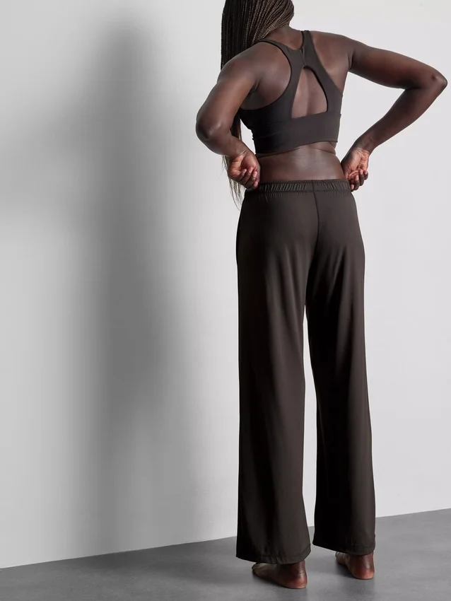 Athleisure-Hose mit weitem Bein