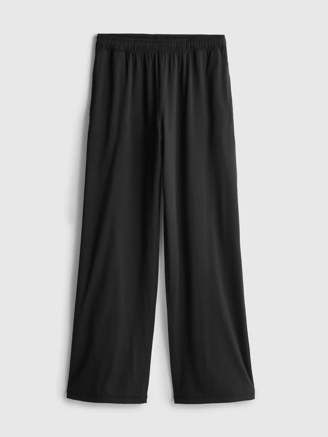 Athleisure-Hose mit weitem Bein