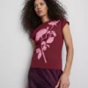 Baby-T-Shirt aus Baumwolle mit Blumendruck