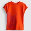 Baby-T-Shirt aus Baumwolle mit Blumendruck