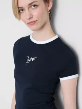 Baby-T-Shirt aus Baumwolle mit Grafikprint