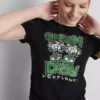 Baby-T-Shirt aus baumwollreicher «Green Day»-Rüschen-Optik