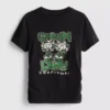 Baby-T-Shirt aus baumwollreicher «Green Day»-Rüschen-Optik