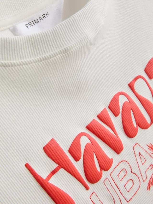 Baby-T-Shirt «Havana» mit Grafikprint aus baumwollreichem Material