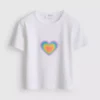Baby-T-Shirt «Pride Heart» mit hohem Baumwollanteil