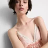 Babydoll-Bralette aus Satin und Spitze für die Braut