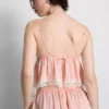 Babydoll-Bralette aus Satin und Spitze für die Braut
