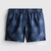 Bade-Shorts mit gesticktem Sonnenmotiv