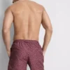 Badehose mit Kordelzug und geometrischem Muster