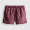 Badehose mit Kordelzug und geometrischem Muster