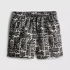 Badeshorts mit abstraktem Print