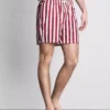 Badeshorts mit Liegestuhl-Streifenmuster