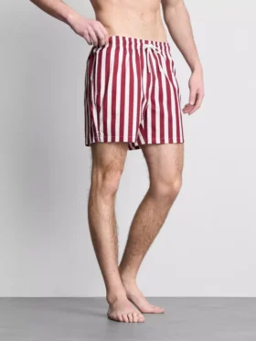 Badeshorts mit Liegestuhl-Streifenmuster