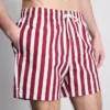 Badeshorts mit Liegestuhl-Streifenmuster