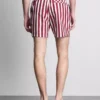 Badeshorts mit Liegestuhl-Streifenmuster