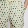 Badeshorts mit Palmen-Strukturmuster