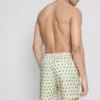 Badeshorts mit Palmen-Strukturmuster