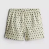 Badeshorts mit Palmen-Strukturmuster