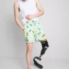 Badeshorts mit Zitronenprint