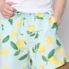 Badeshorts mit Zitronenprint