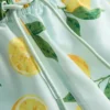 Badeshorts mit Zitronenprint
