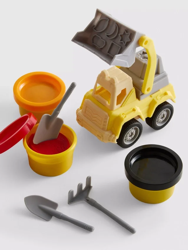 Bagger- und Knete-Set