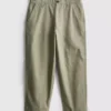 Baggy-Chinos mit mittlerer Leibhöhe
