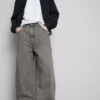 Baggy-Jeans mit mittlerer Leibhöhe