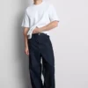 Baggy-Jeans mit mittlerer Leibhöhe