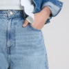 Baggy-Jeans mit mittlerer Leibhöhe