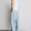Baggy-Jeans mit mittlerer Leibhöhe